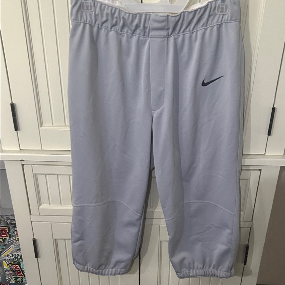 Nike boys Light Gray baseball pants size medium